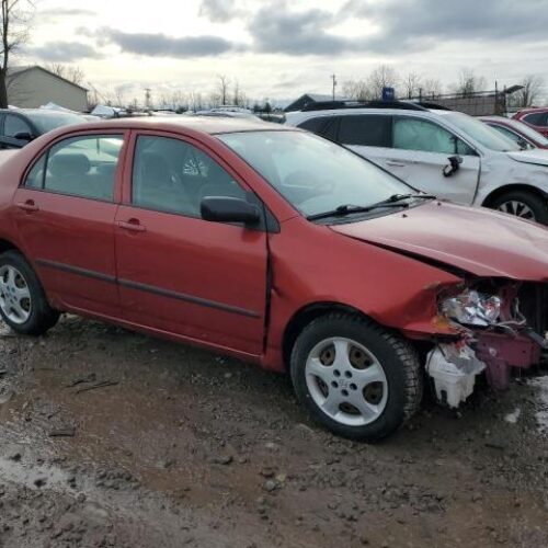 2006 TOYOTA COROLLA ENGINE ASSEMBLY – 400001019369